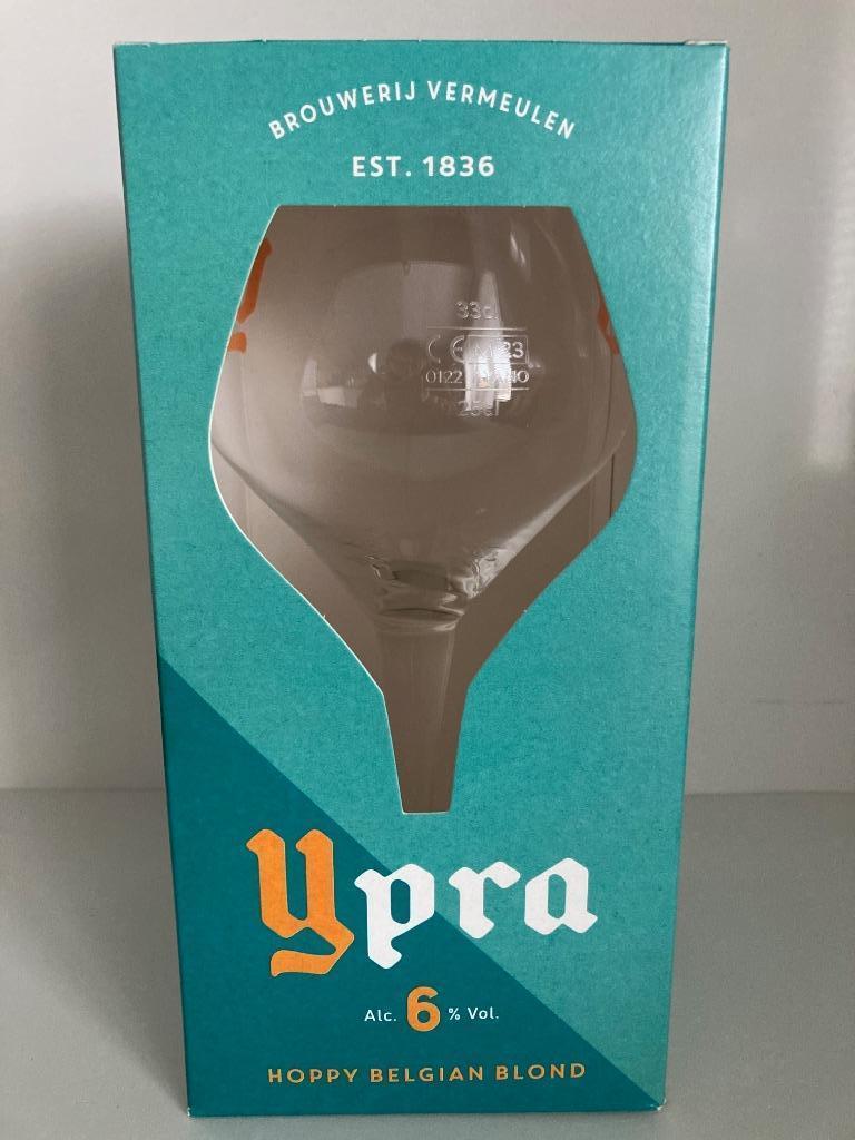 Ypra Glas 33 cl, Ophalen of Verzenden, Nieuw, Bierglas