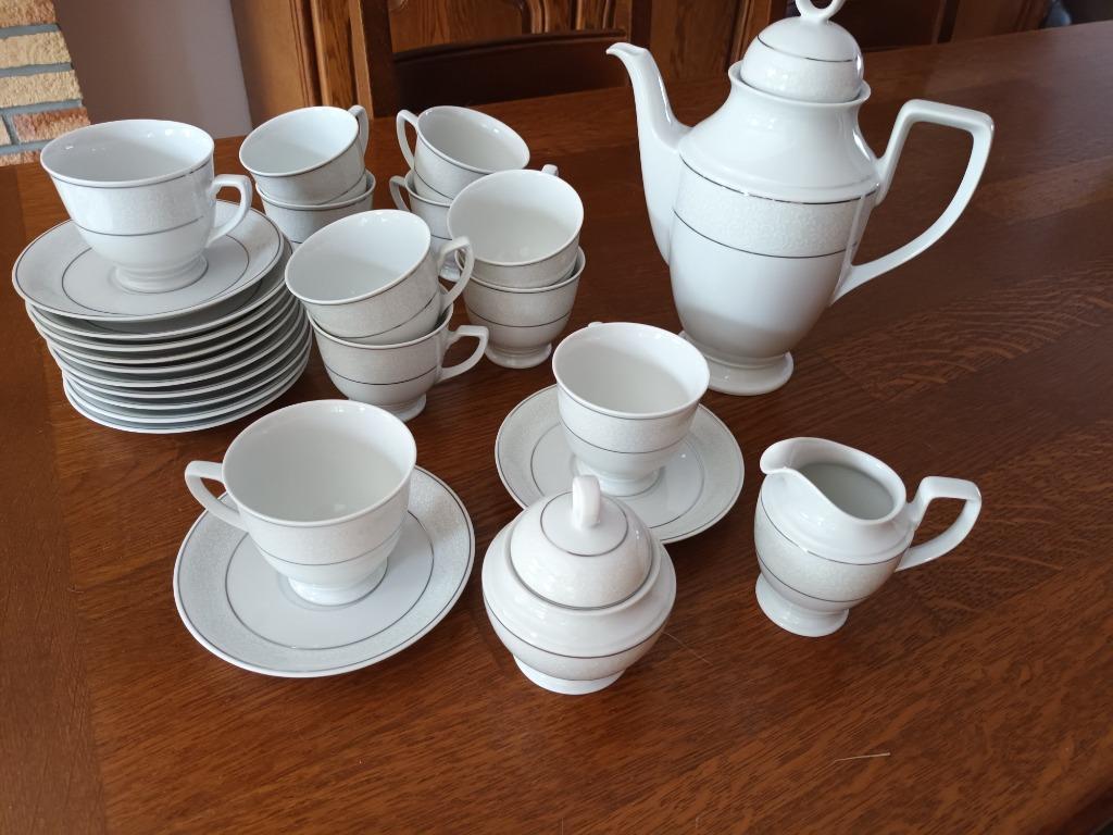 Service à café en porcelaine Tirschenreuth Baveria, Enlèvement, Comme neuf, Porcelaine, Tasse et/ou soucoupe