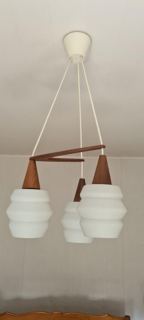 Lustre BOOMERANG/Design Louis Kalff/suspension scandinave/Sc, Ophalen of Verzenden