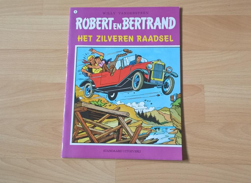 Robert en Bertrand 9. Het zilveren raadsel - Willy Vanderste, Ophalen of Verzenden, Zo goed als nieuw