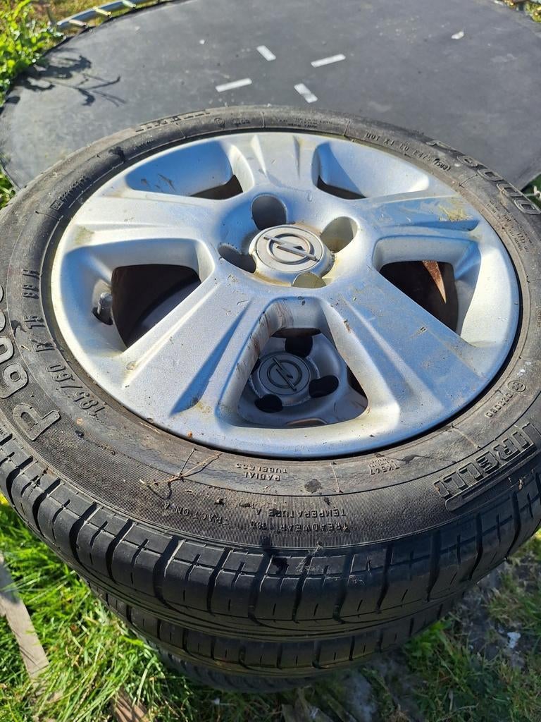 4 Jantes opel 185/60 R15 prix : 150€, Enlèvement, Jante(s)