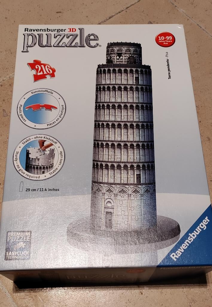 3D puzzel   Toren van Pisa, Enlèvement ou Envoi, Comme neuf