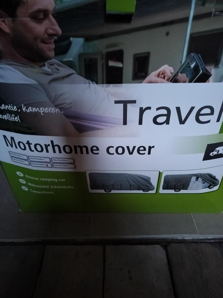 Beschermhoes mobilhome, Ophalen
