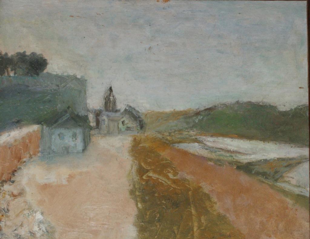 Pont-Crois, Bretagne (58 x 50 cm), Enlèvement ou Envoi