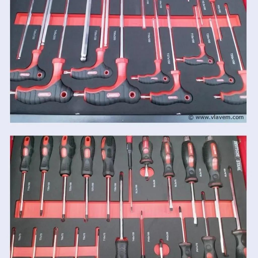 Chariot à outils XXL 8 tiroirs dont 8 remplis !, Autos : Divers, Outils de voiture, Enlèvement ou Envoi, Neuf