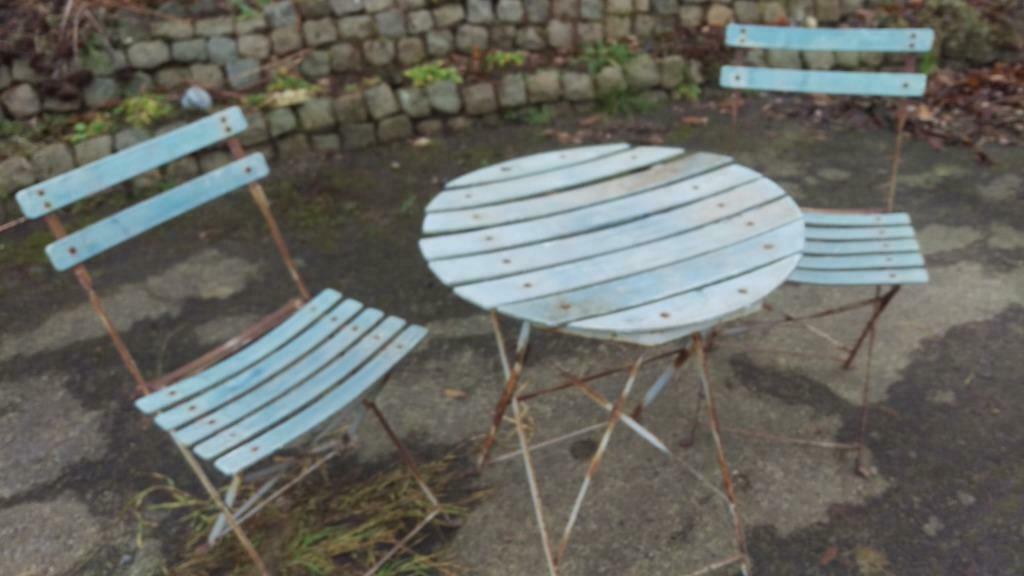 vintage tuinset, Antiek en Kunst, Ophalen