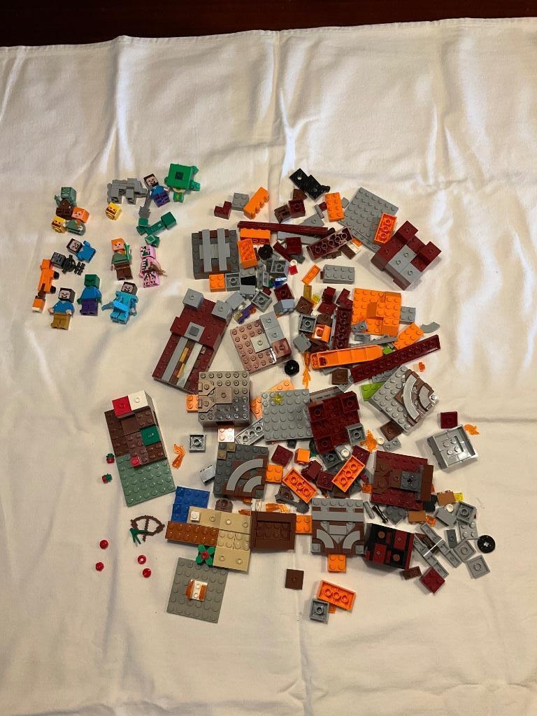 Lego Minecraft, Enlèvement ou Envoi, Utilisé, Briques en vrac, Lego
