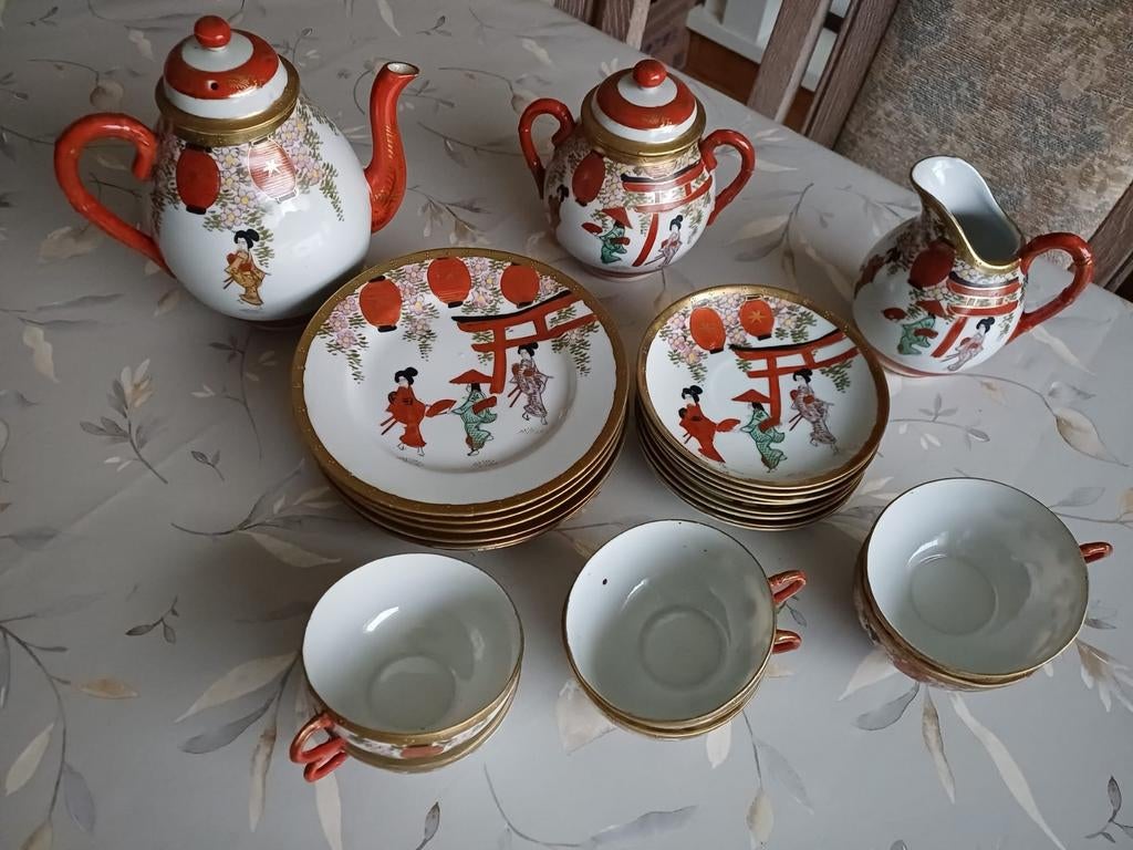 Japanse servies, Enlèvement
