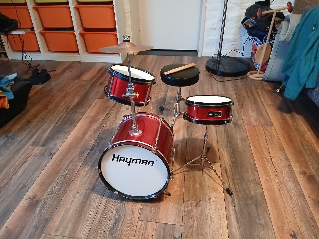 Drumstel Hayman voor kinderen, Muziek en Instrumenten, Drumstellen en Slagwerk, Gebruikt, Overige merken, Ophalen