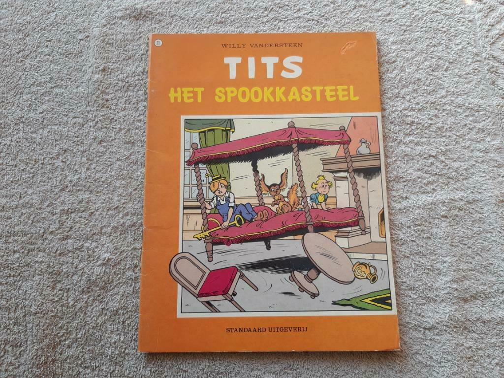 Tits.21.Het spookkasteel., Boeken, Eén stripboek, Ophalen of Verzenden, Gelezen