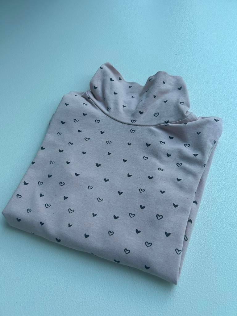 Roze souspull met hartjes : 7/8 jaar, Ophalen of Verzenden, Gebruikt, Primark, Meisje
