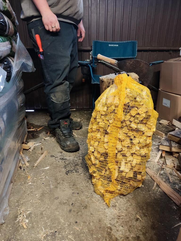 Sac de fin bois, Enlèvement