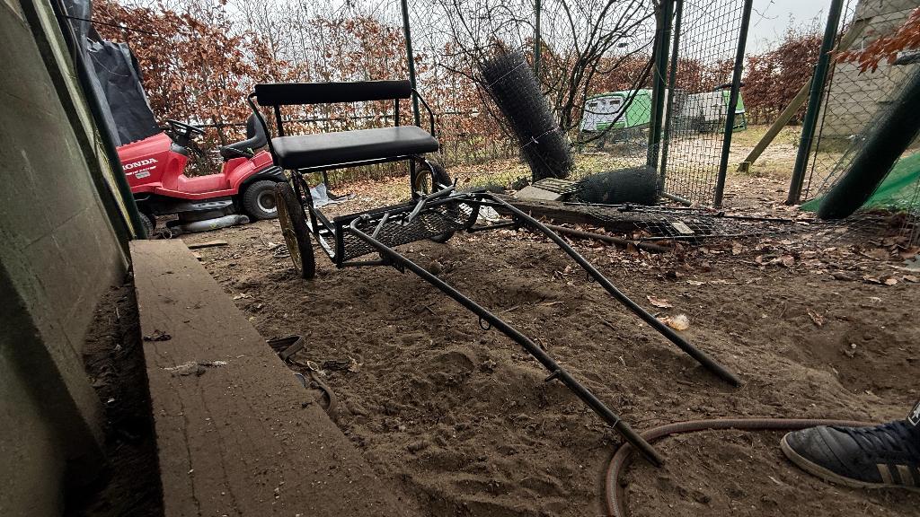 Sulky 16 inch cavalettie, Dieren en Toebehoren, Zo goed als nieuw, Sulky, Pony