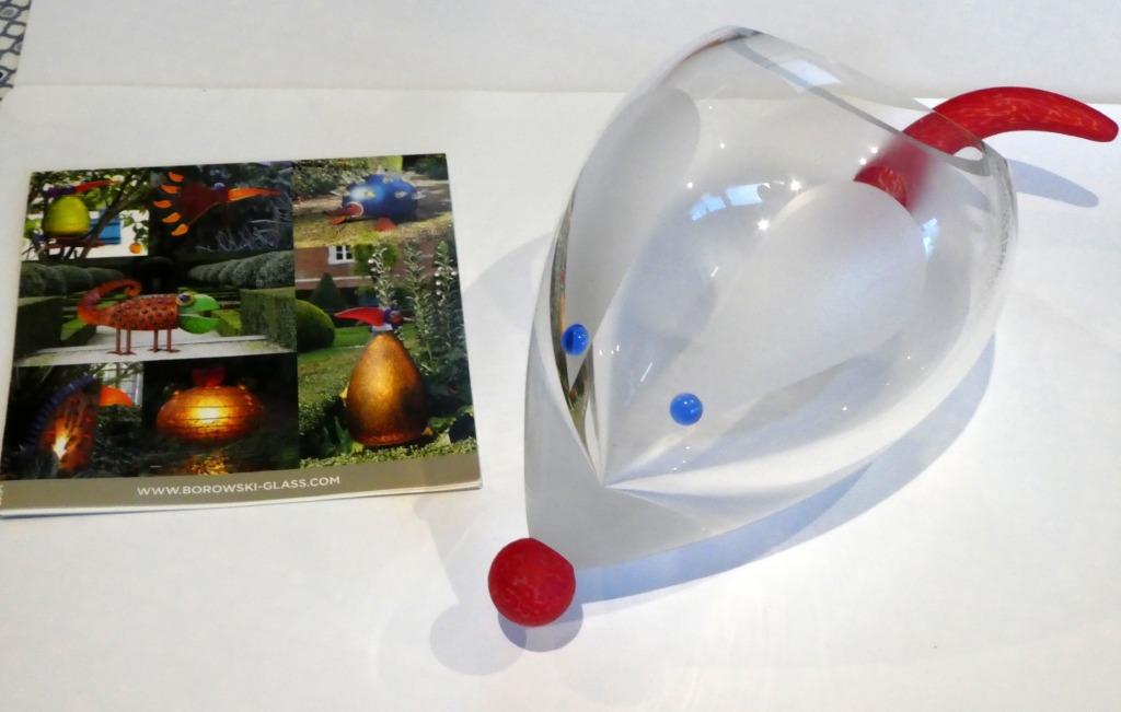 art glass muis, Ophalen