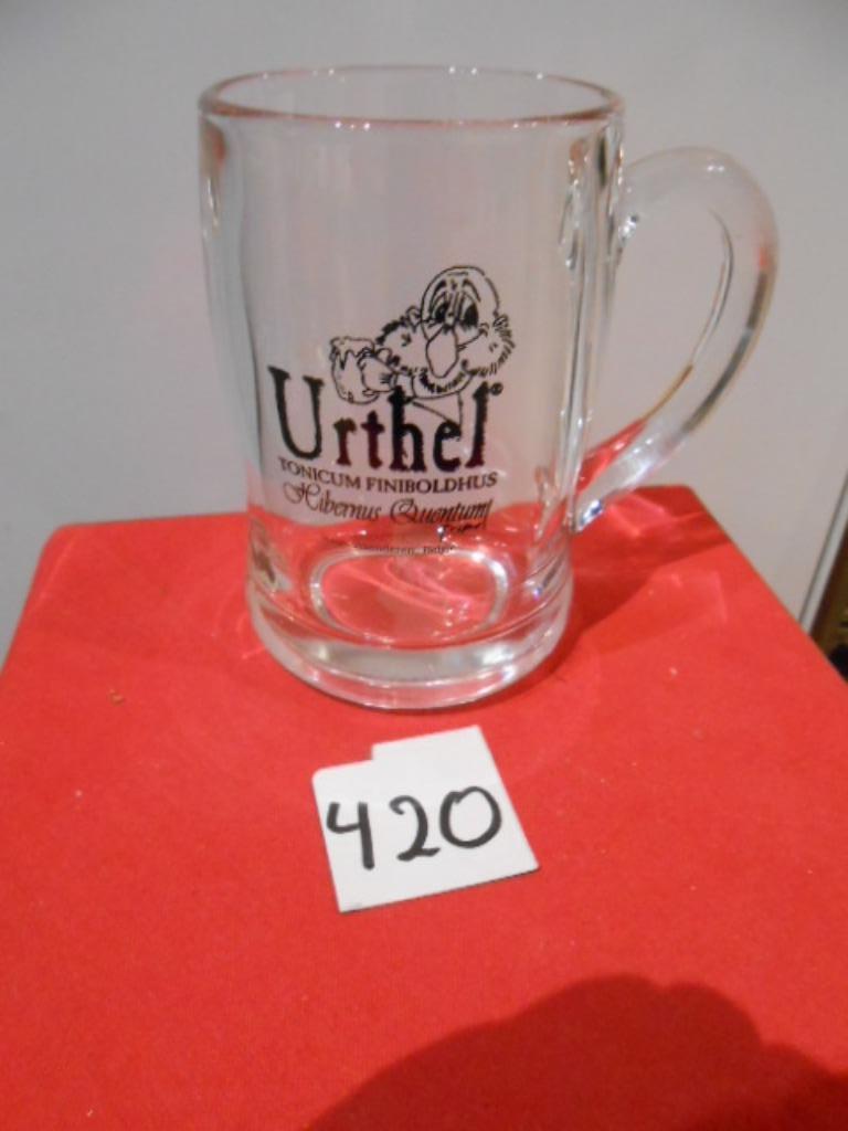 Urthel Tonicum finiboldhus Hibernus duentum West-Vlaenderen, Verzamelen, Ophalen of Verzenden, Zo goed als nieuw, Bierglas