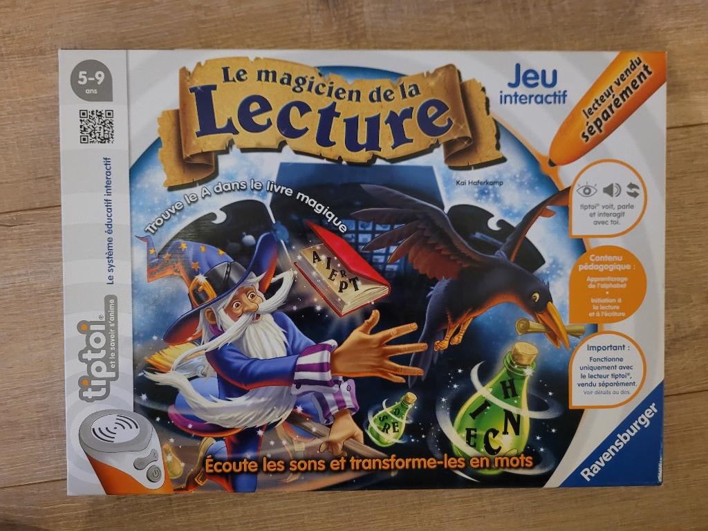 Jeu tiptoi: Le magicien de la lecture, Enlèvement, Comme neuf, Langue et Lecture