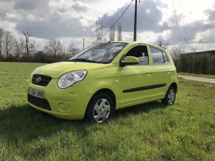 Kia Picanto 1.0 Benzine 62.000 km !!!, Auto's, Overige kleuren, Metaalkleur, Handgeschakeld, 5 deurs