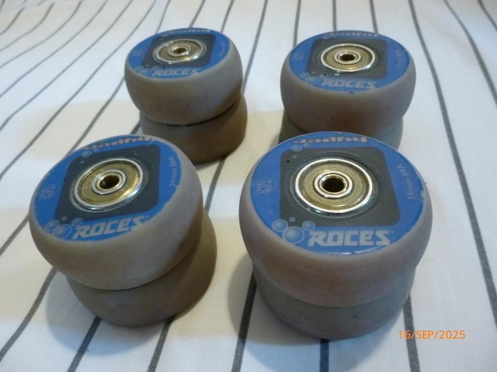 Wielen van skeelers Roces 56 mm, Sport en Fitness, Ophalen, Gebruikt, Inline skates 4 wielen, Roces