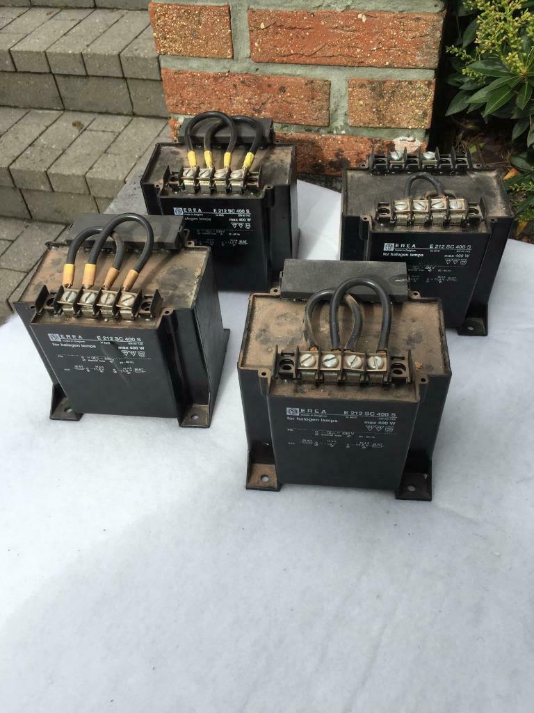 Lot de 3 transformateurs EREA E 212 SC 400 S, Enlèvement, Utilisé, 200 à 500 watts, Autres types