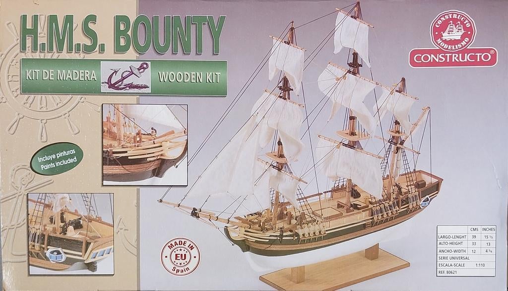 Constructo 80621 Navire armé HMS Bounty avec peintures et ou, Hobby & Loisirs créatifs, Modélisme | Bateaux & Navires, Enlèvement ou Envoi