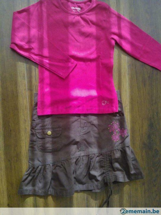 Ensemble jupe et t-shirt 6ans, Utilisé