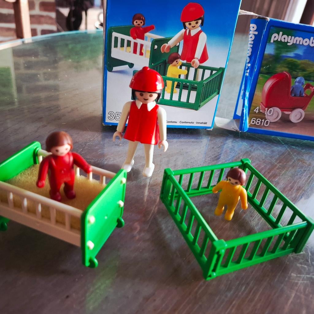 playmobil: babysitter en 2 kindjes  3493, Ophalen, Zo goed als nieuw
