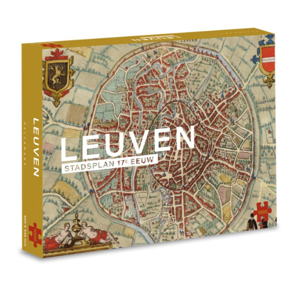 PUZZEL STADSPLAN 17E EEUW LEUVEN 1000 STUKJES, Enlèvement ou Envoi, Neuf
