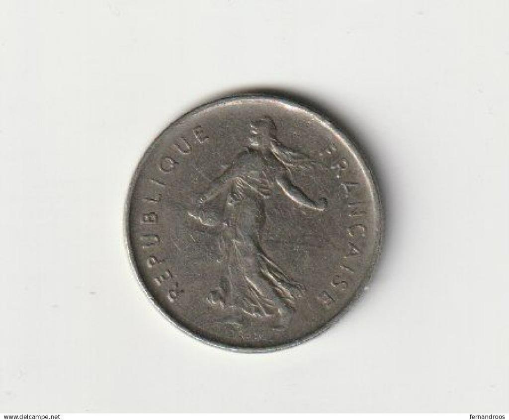 FRANCE LA SEMEUSE 5 FRANCS 1973, Postzegels en Munten, Ophalen of Verzenden, Frankrijk, Losse munt