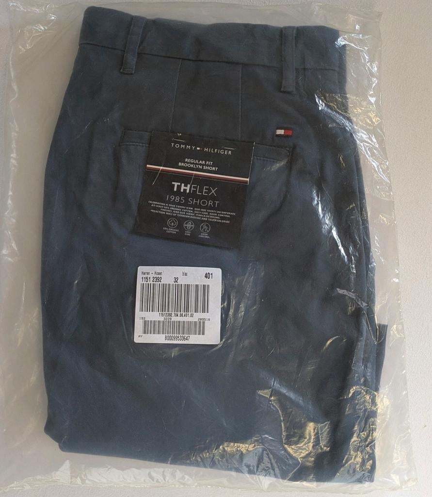 Nieuwe Tommy Hilfiger Brooklyn Short - Maat 32 - Blauw, Kleding | Heren, Broeken en Pantalons, Ophalen, Blauw, Nieuw, Overige maten