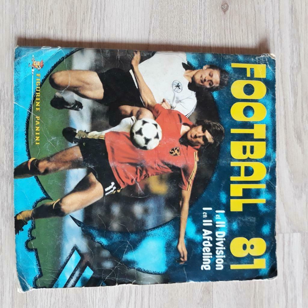 PANINI BELGIUM D1 SEIZOEN 80-81, Ophalen of Verzenden, Gebruikt, Poster, Plaatje of Sticker
