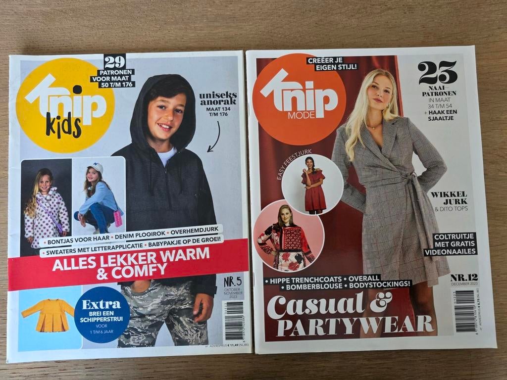 Deux magazines Knip mode et Knip kids sont sortis en 2023, Enlèvement ou Envoi, Comme neuf