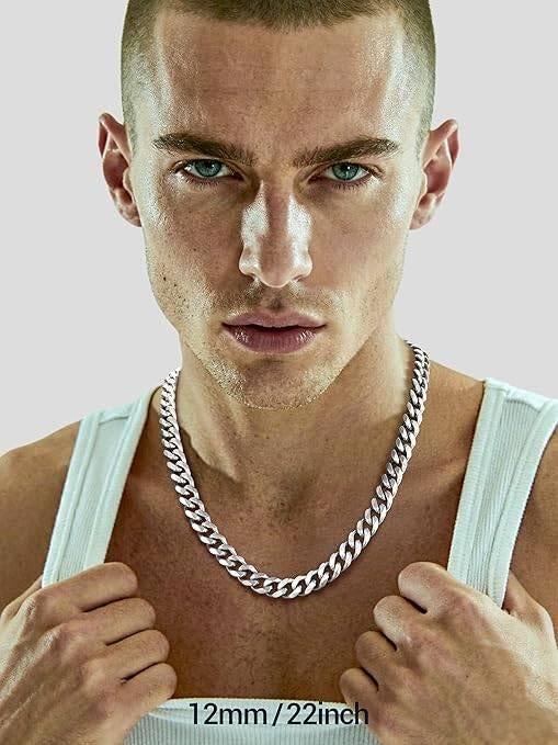 Cubaanse ketting voor heren | GRATIS LEVERING, Overige materialen, -, Verzenden, -