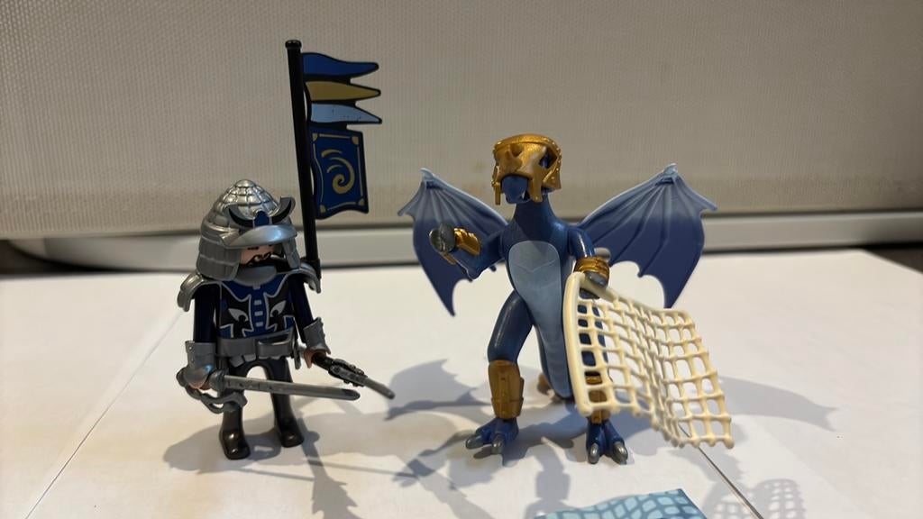 Playmobil ijsdraak met krijger, Ophalen of Verzenden, Zo goed als nieuw