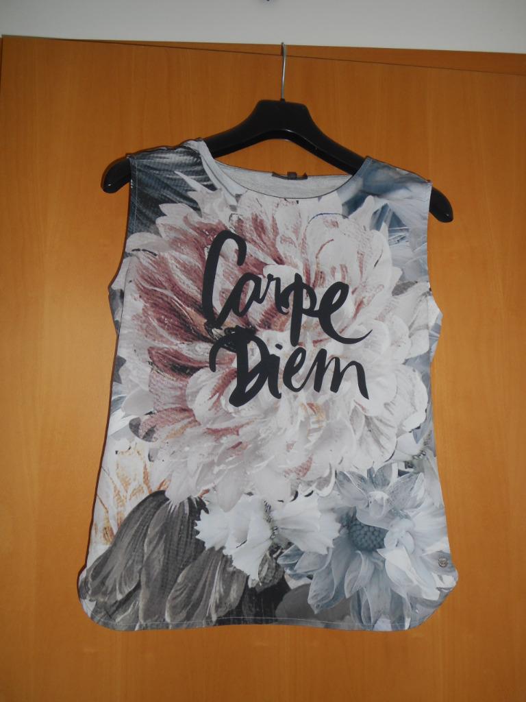 Blouse "Carpe diem" - XS, Gris, Enlèvement ou Envoi, JBC, Taille 34 (XS) ou plus petite