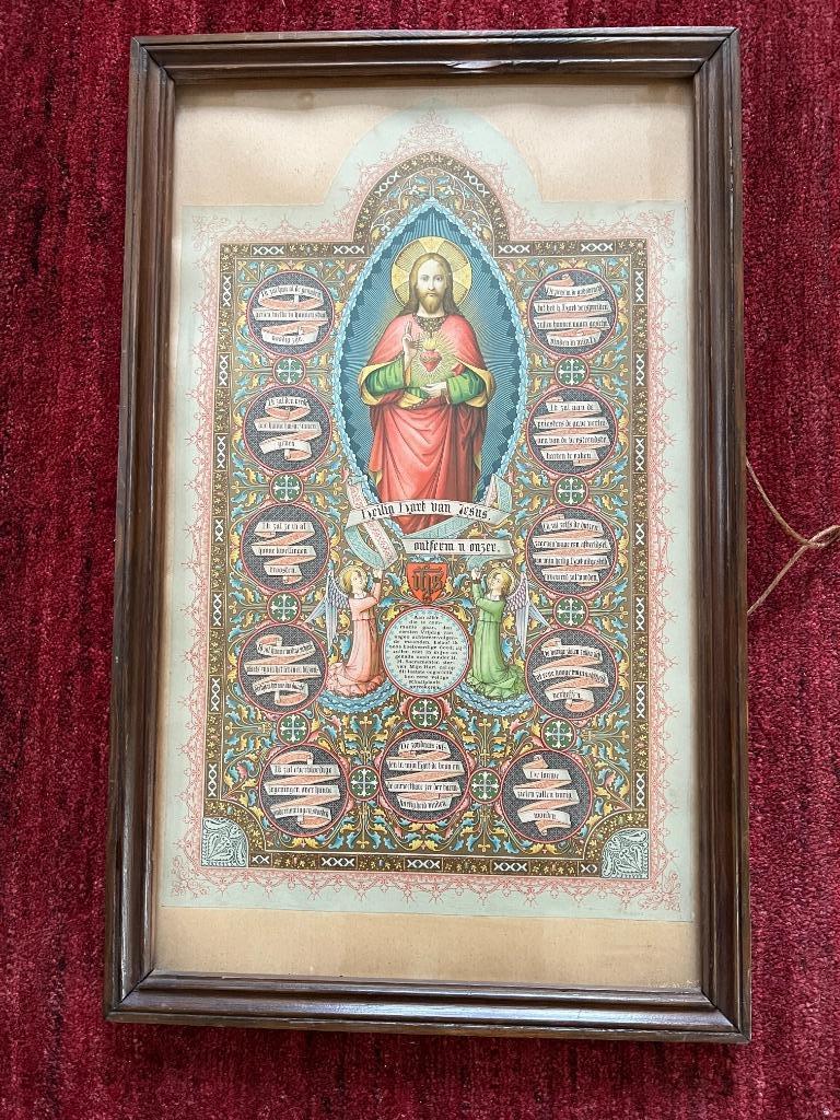 Vintage religieuze kader., Ophalen of Verzenden