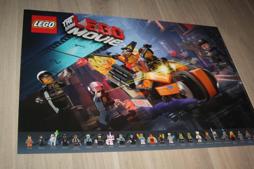Poster : The Lego Movie ( nieuw ) 59x42 cm 2014 , 2 zijden, Enlèvement ou Envoi, Neuf, Film, Affiche