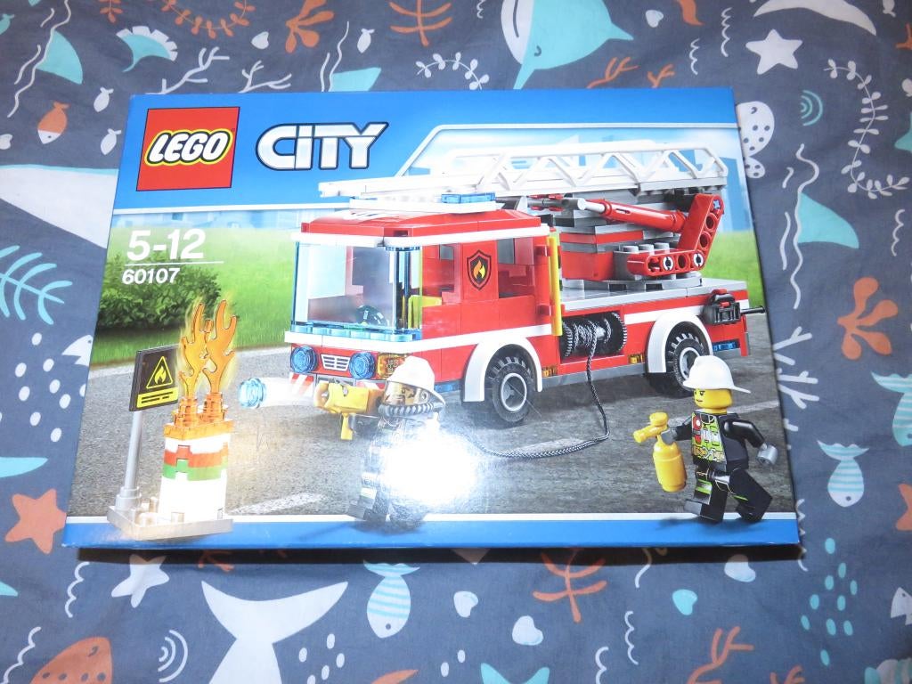 Lego city - Brandweer - 60107 - ladderwagen - nieuw, Ophalen of Verzenden, Nieuw, Complete set, Lego