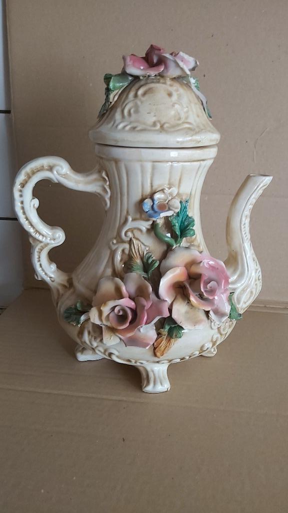 Ancien Vase cruche Bassano H 39cm, Enlèvement ou Envoi