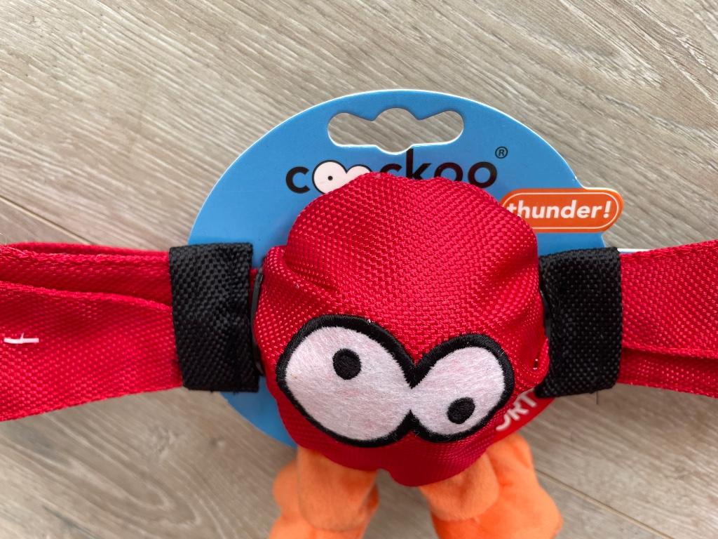 Jouet neuf pour chien rouge en forme d’oiseau coockoo, Ophalen, Nieuw
