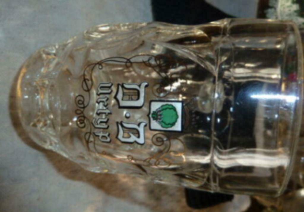 #B bier glas / pul D - B URTYP Brouwerij Wielemans Ceuppens, Verzamelen, Glas en Drinkglazen, Ophalen of Verzenden, Nieuw, Bierglas