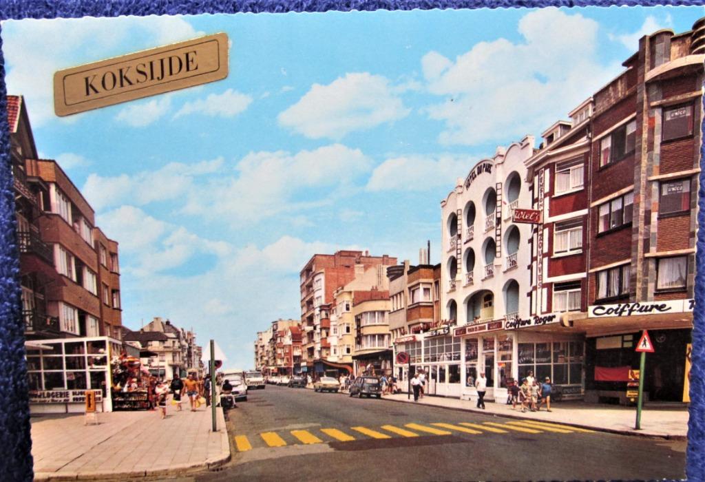 POSTKAART BELGIË- KOKSIJDE, DE ZEELAAN, Verzamelen, Ophalen of Verzenden, Ongelopen, West-Vlaanderen