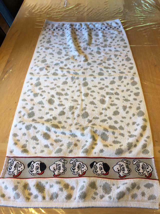 Disney-handdoek - 101 Dalmatiërs, Huis en Inrichting, Zo goed als nieuw, Wit, Overige typen