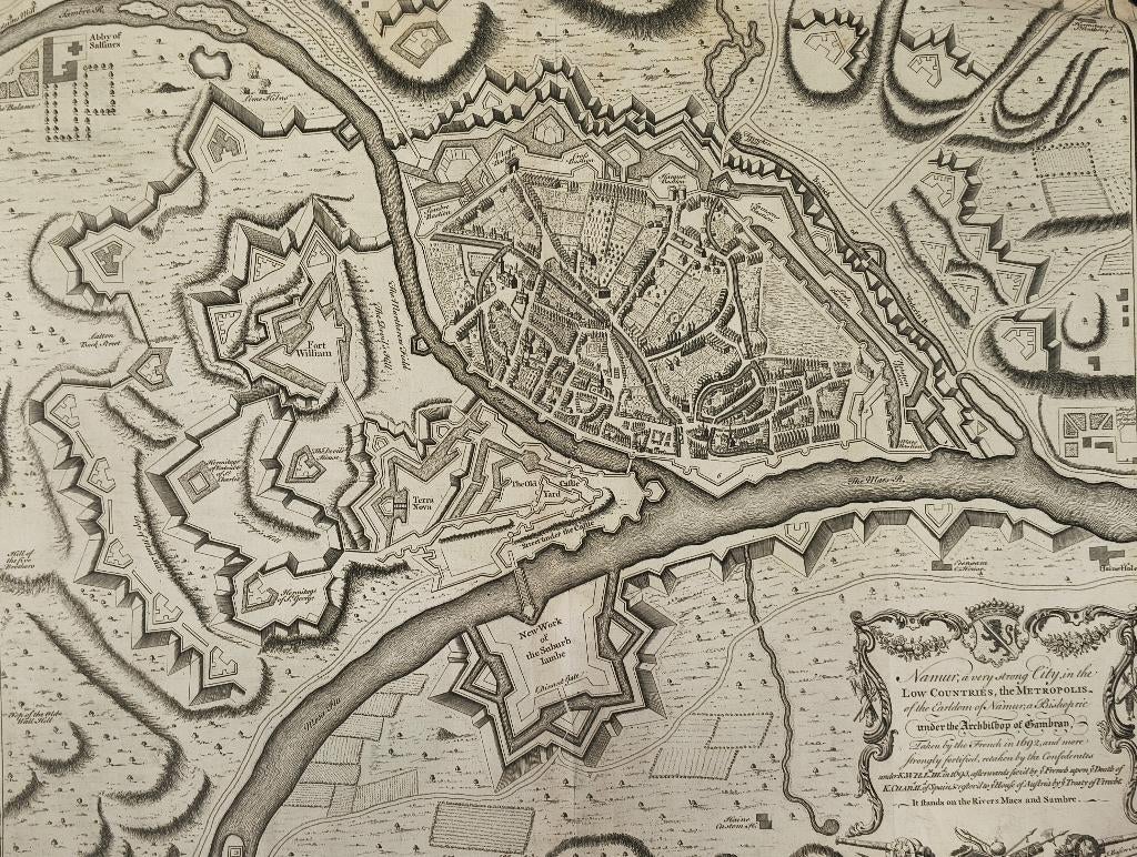 The CITY of NAMUR with the CASTLE and other FORTIFICATIONS, Ophalen of Verzenden