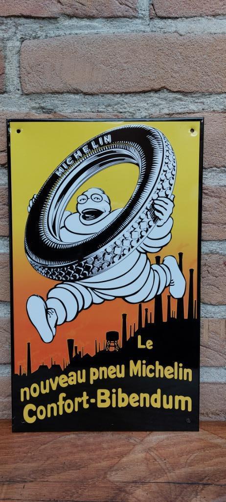 Metalen reclamebord Michelin, Enlèvement ou Envoi, Neuf, Voitures