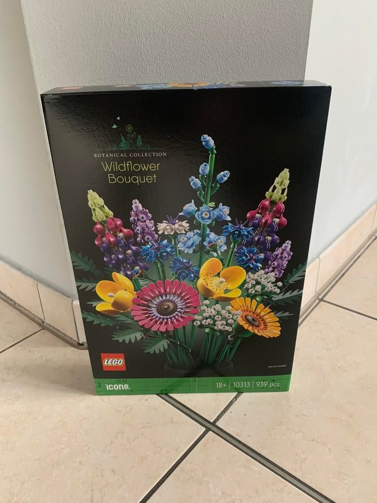 Lego Icons set 10313 Botanical Collection Wildflower Bouquet, Ophalen of Verzenden, Nieuw, Complete set, Lego