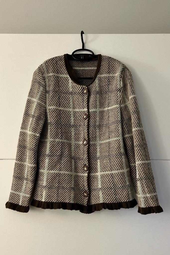 Liola geruite vest, Kleding | Dames, Liola, Bruin, Maat 42/44 (L), Ophalen of Verzenden