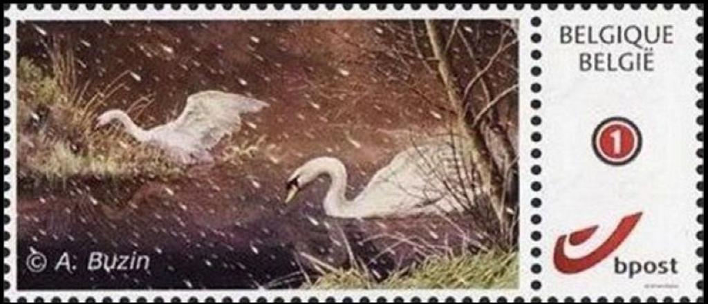 Duostamp / Mystamp : Buzin - MPO - Cygne  - 2012, Enlèvement ou Envoi