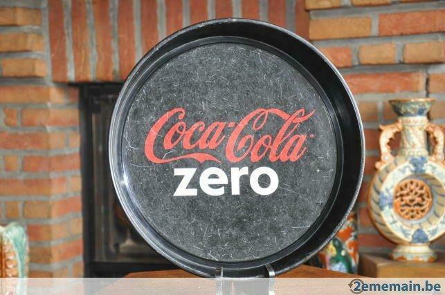 plateau en metal coca cola zero, Verzamelen, Gebruikt