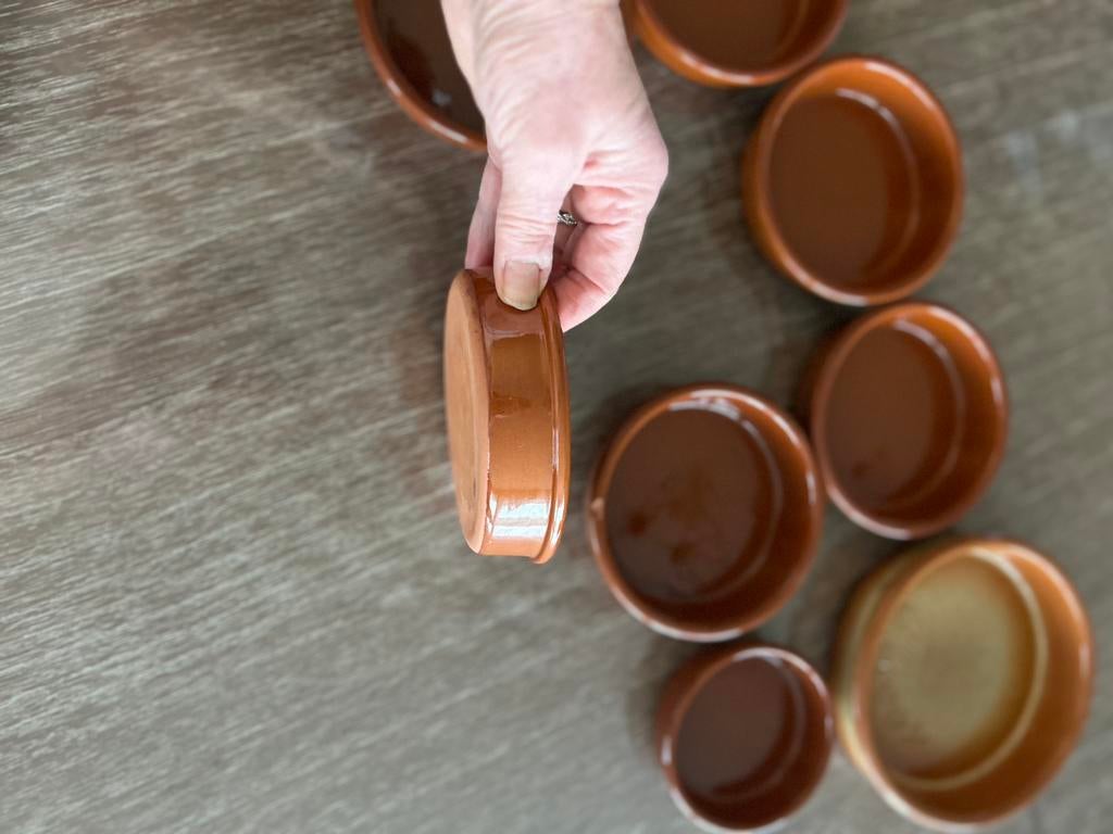 terracotta schaaltjes., Ophalen, Zo goed als nieuw, Overige materialen, Overige typen
