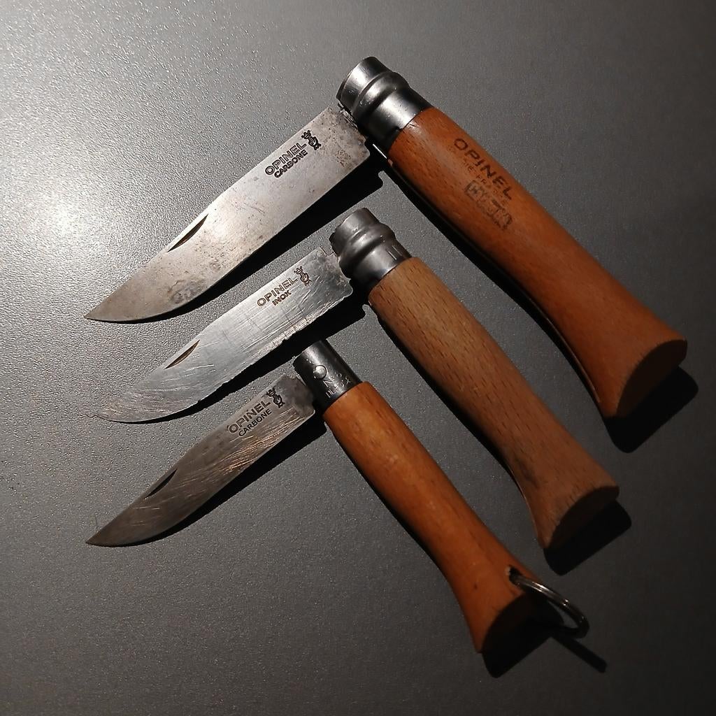 Opinel carbone et inox n10 n8 n6, Enlèvement ou Envoi